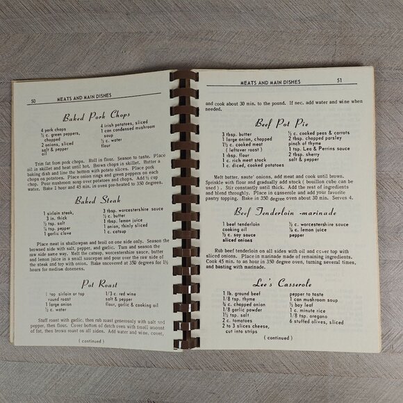 Deep South Cooking Vintage Spiral-Bound Cookbook 1977 Cajun Creole Local Ethnic - Picture 4 of 7